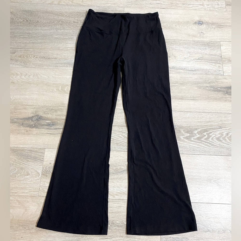 Lululemon black flare leggings size 14